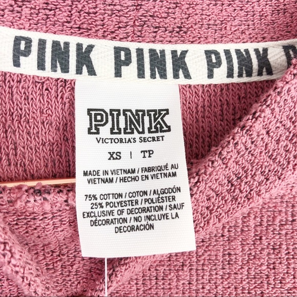Pink VS oversized spellout sweatshirt - Picture 6 of 6